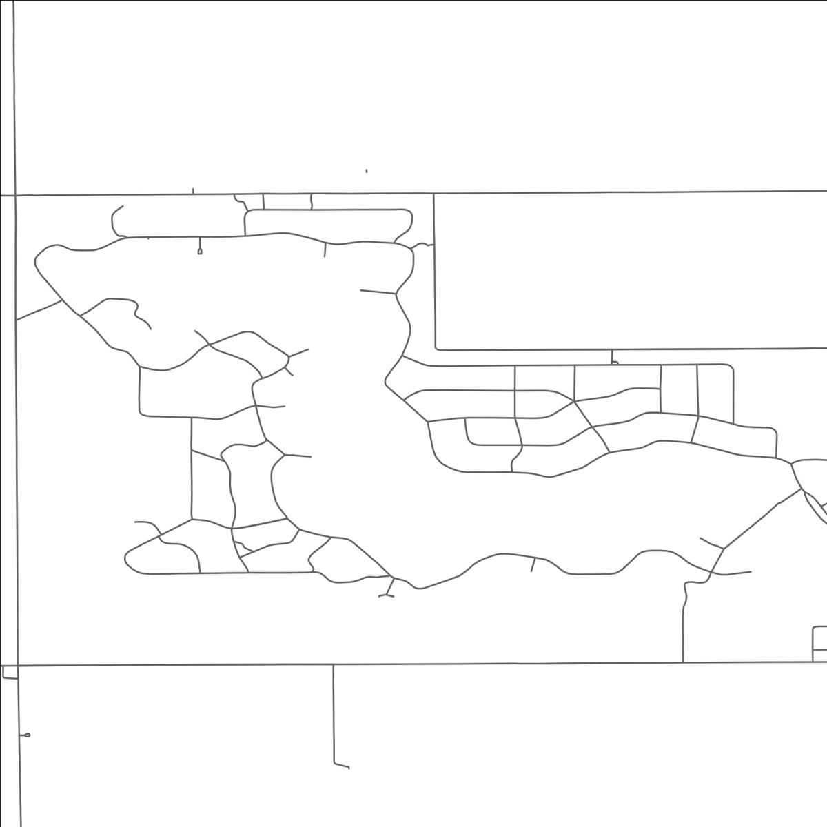ROAD MAP OF LAKE SENECA, OHIO BY MAPBAKES