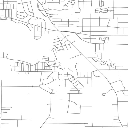 ROAD MAP OF LAKEMORE, OHIO BY MAPBAKES