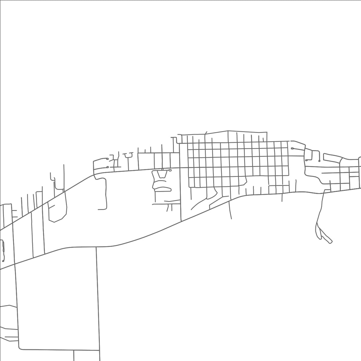 ROAD MAP OF LAKESIDE, OHIO BY MAPBAKES