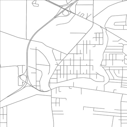 ROAD MAP OF LEAVITTSBURG, OHIO BY MAPBAKES