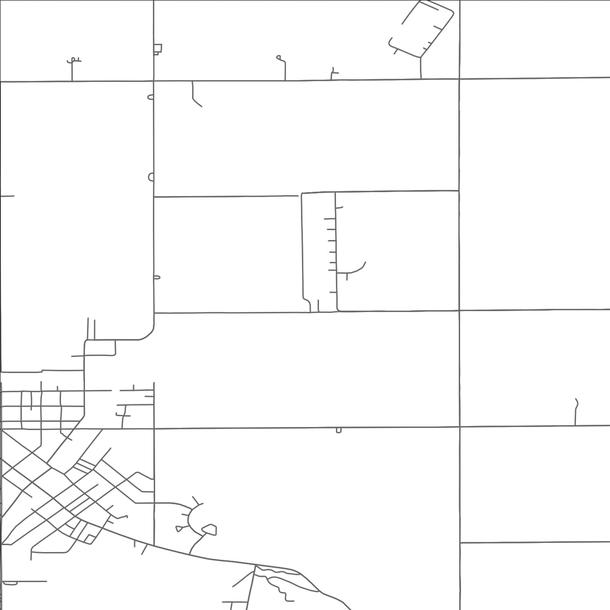 ROAD MAP OF LEIPSIC, OHIO BY MAPBAKES
