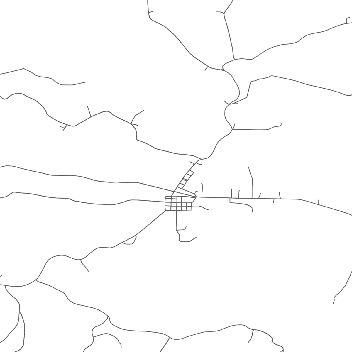 ROAD MAP OF LEWISVILLE, OHIO BY MAPBAKES