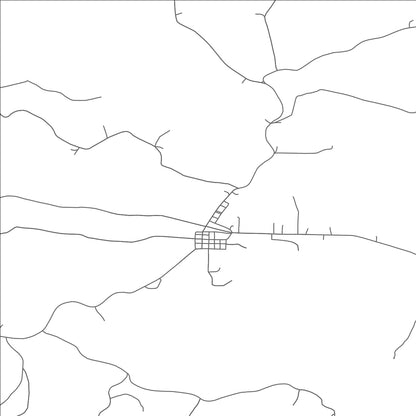 ROAD MAP OF LEWISVILLE, OHIO BY MAPBAKES