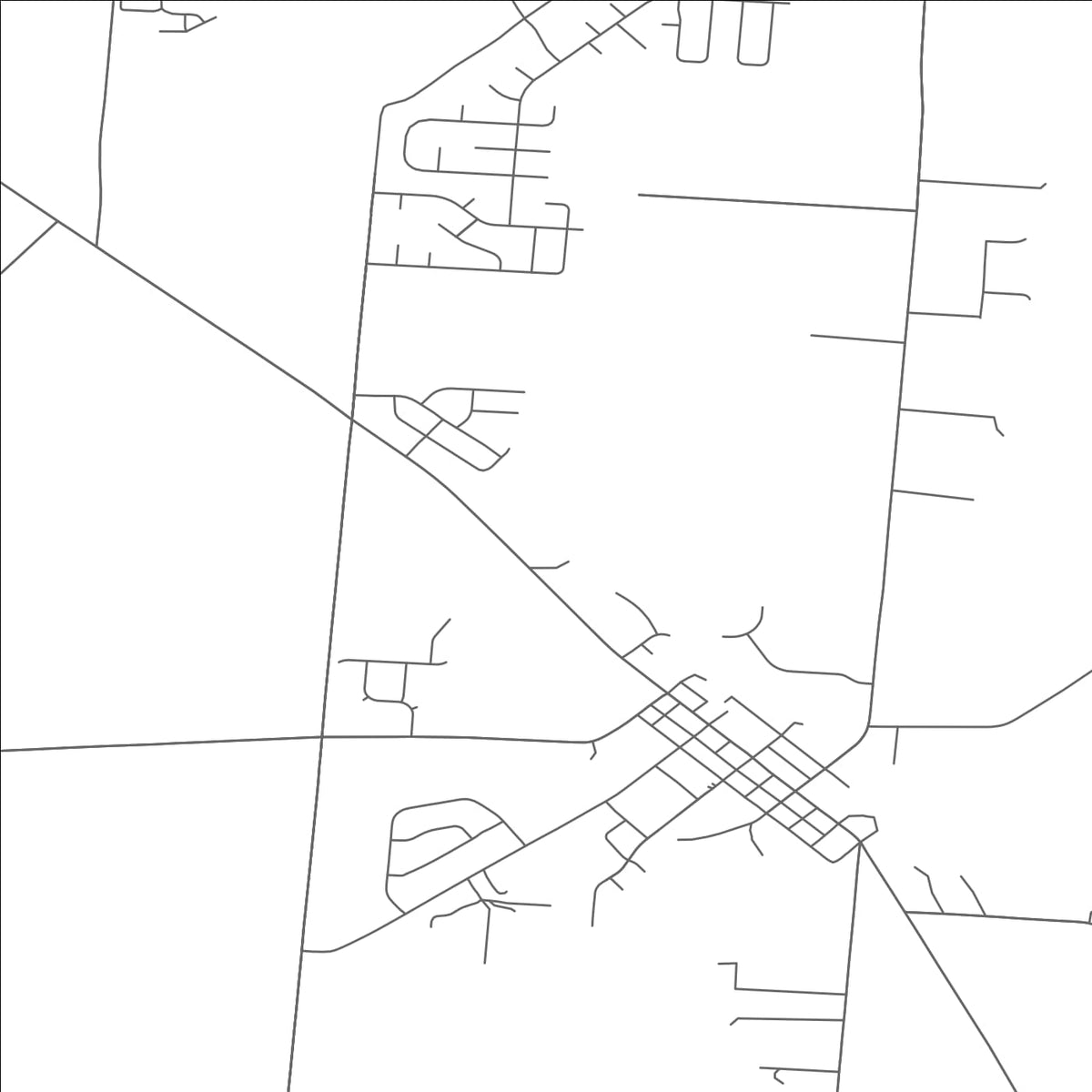 ROAD MAP OF LITHOPOLIS, OHIO BY MAPBAKES
