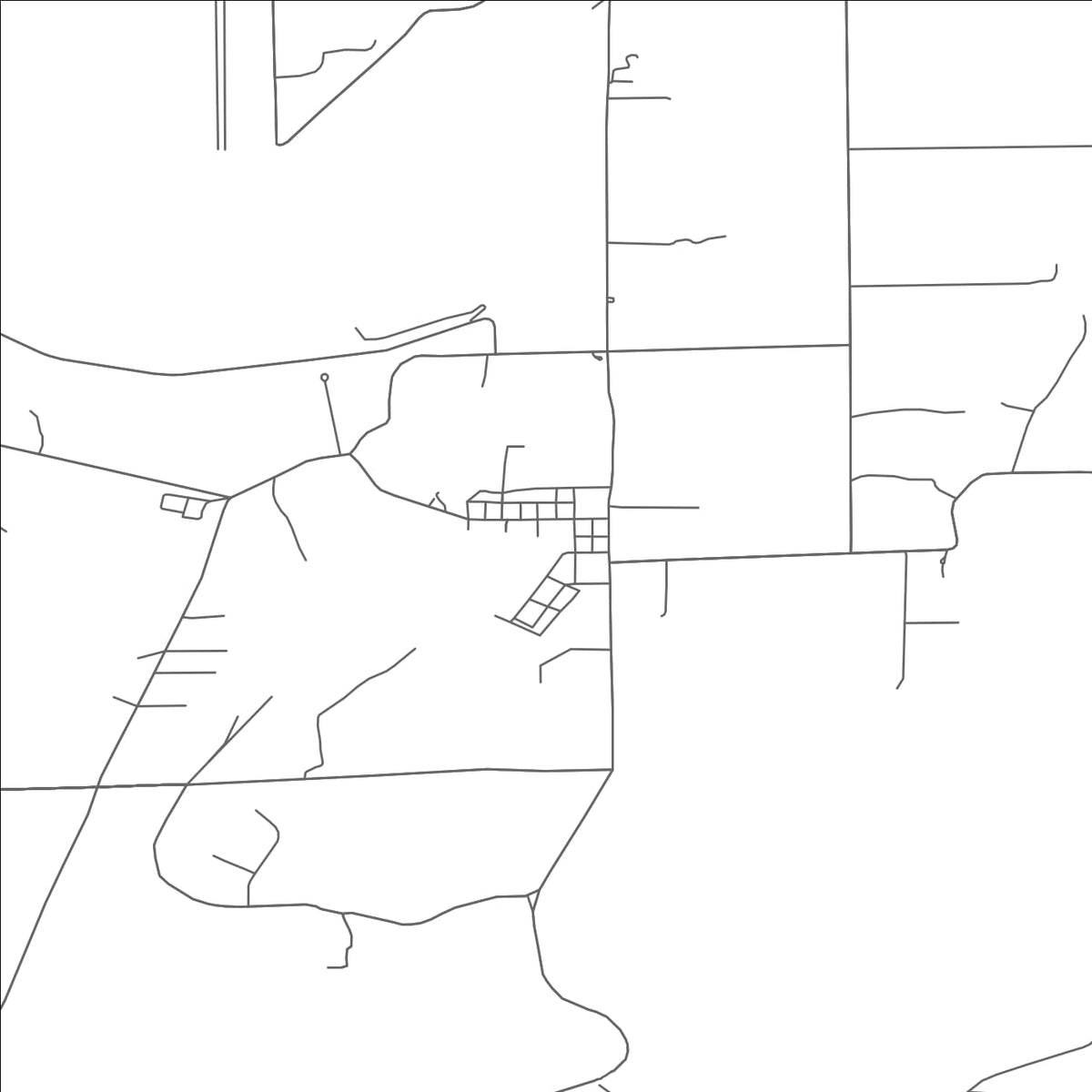 ROAD MAP OF LOCKINGTON, OHIO BY MAPBAKES