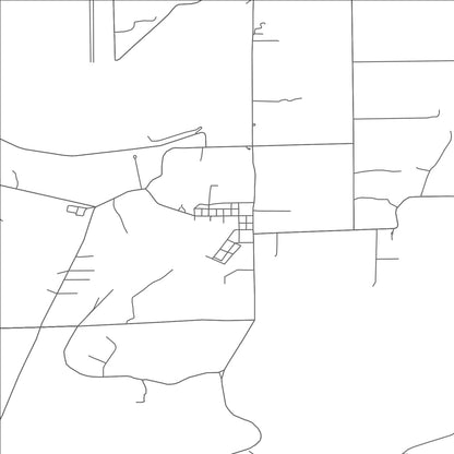 ROAD MAP OF LOCKINGTON, OHIO BY MAPBAKES
