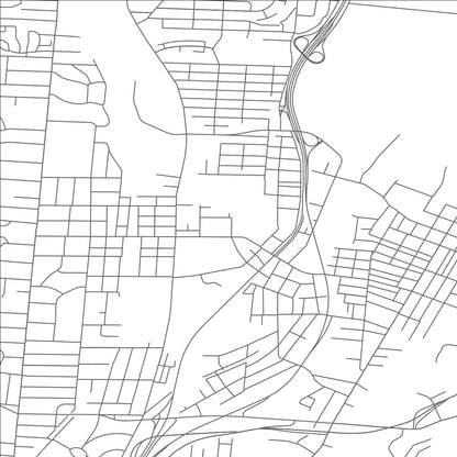 ROAD MAP OF LOCKLAND, OHIO BY MAPBAKES