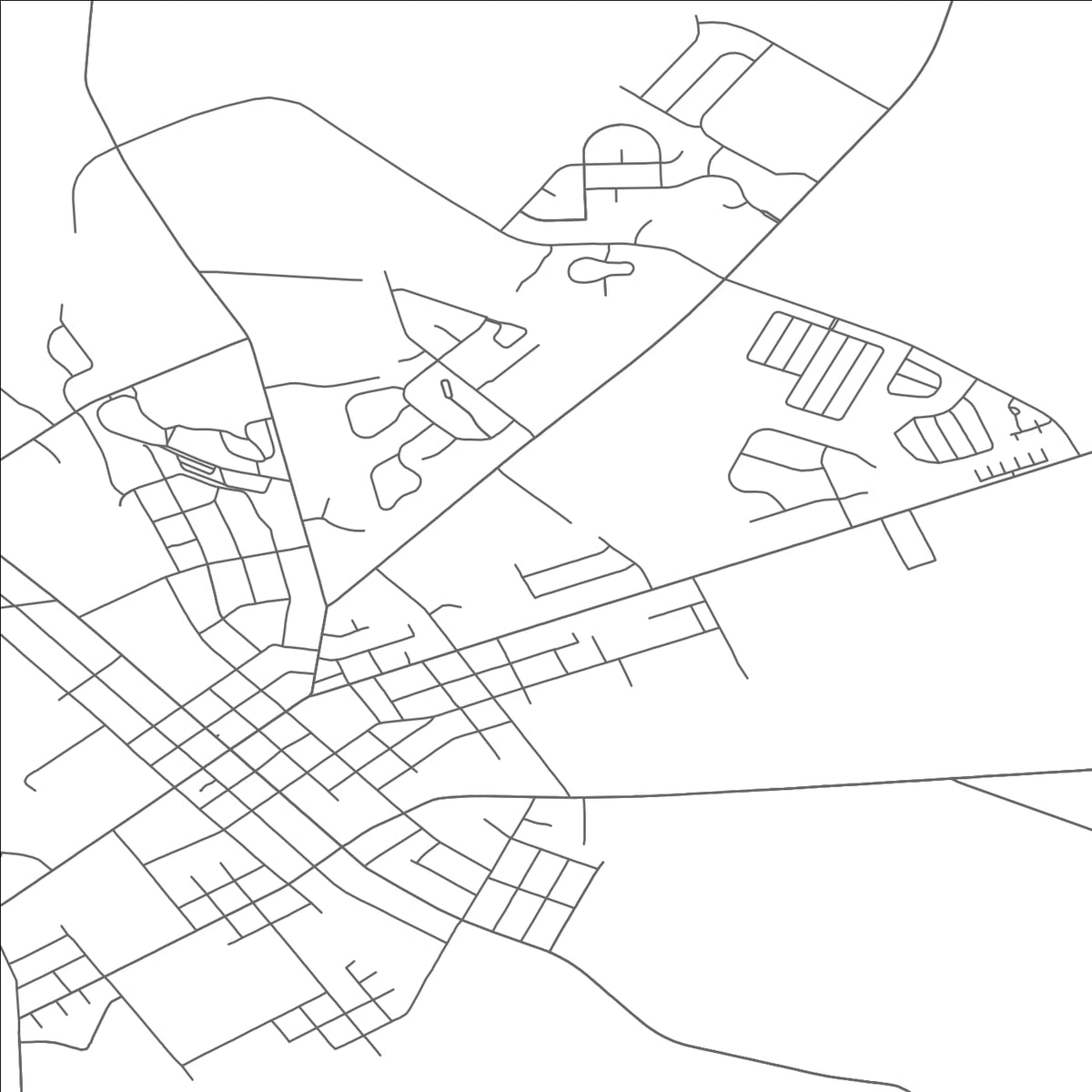 ROAD MAP OF LONDON, OHIO BY MAPBAKES