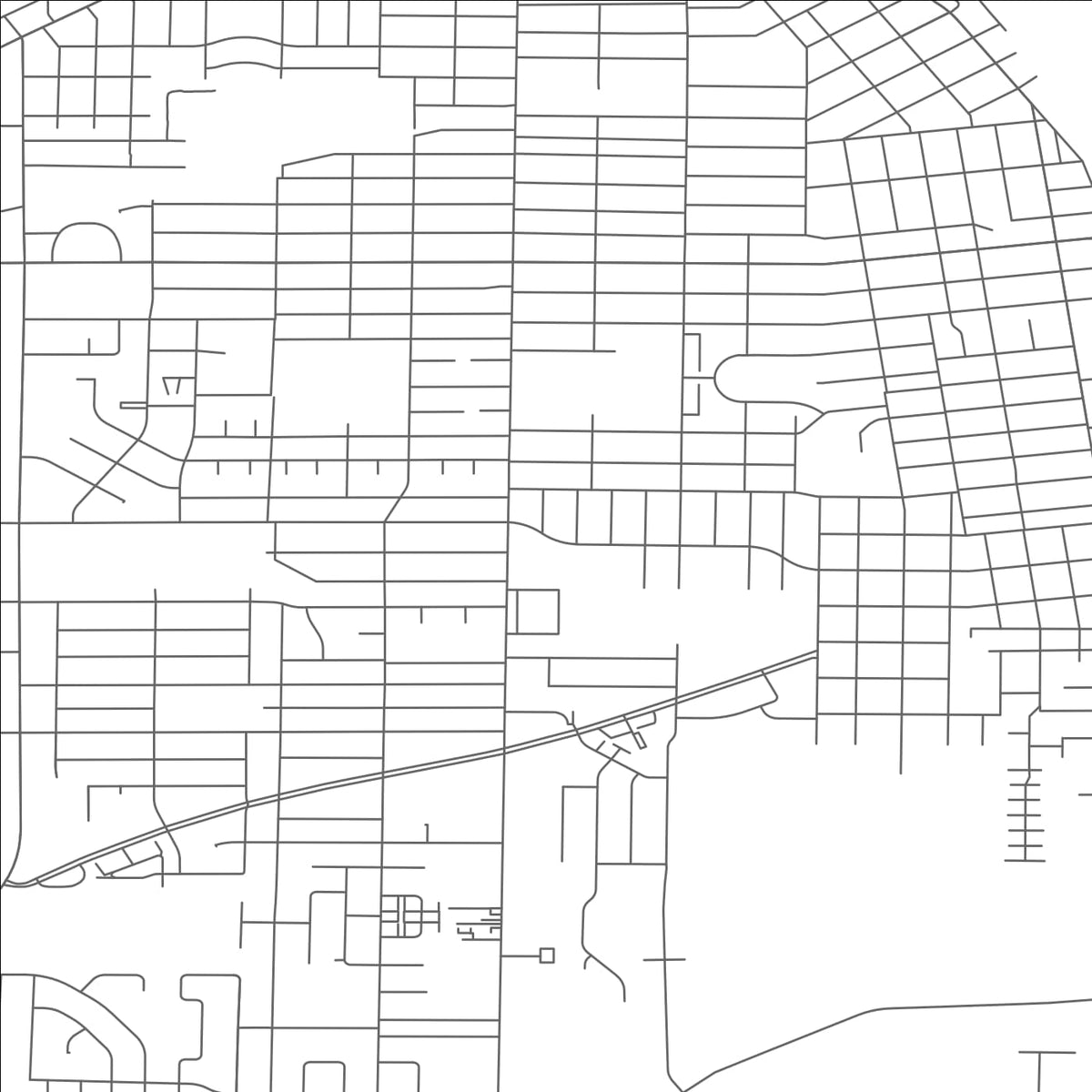ROAD MAP OF LORAIN, OHIO BY MAPBAKES