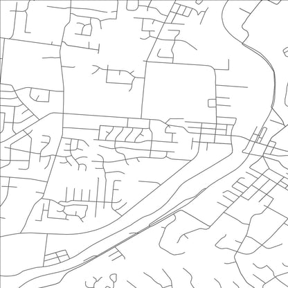 ROAD MAP OF LOVELAND, OHIO BY MAPBAKES