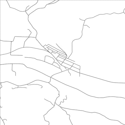 ROAD MAP OF LOWELL, OHIO BY MAPBAKES