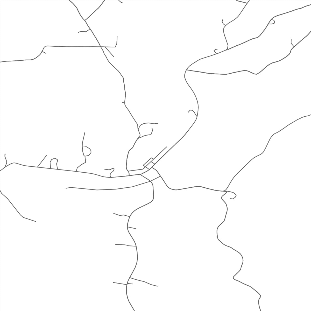 ROAD MAP OF LOWER SALEM, OHIO BY MAPBAKES