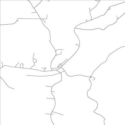 ROAD MAP OF LOWER SALEM, OHIO BY MAPBAKES