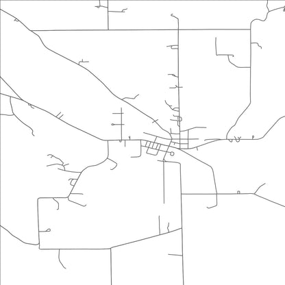 ROAD MAP OF LUCAS, OHIO BY MAPBAKES
