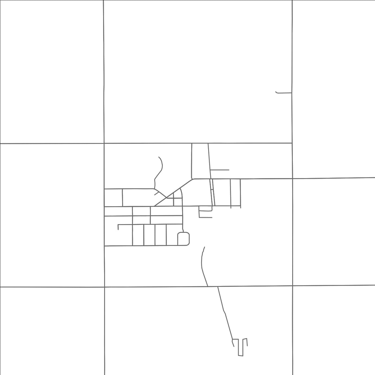 ROAD MAP OF LUCKEY, OHIO BY MAPBAKES