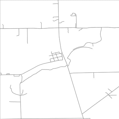 ROAD MAP OF LUDLOW FALLS, OHIO BY MAPBAKES