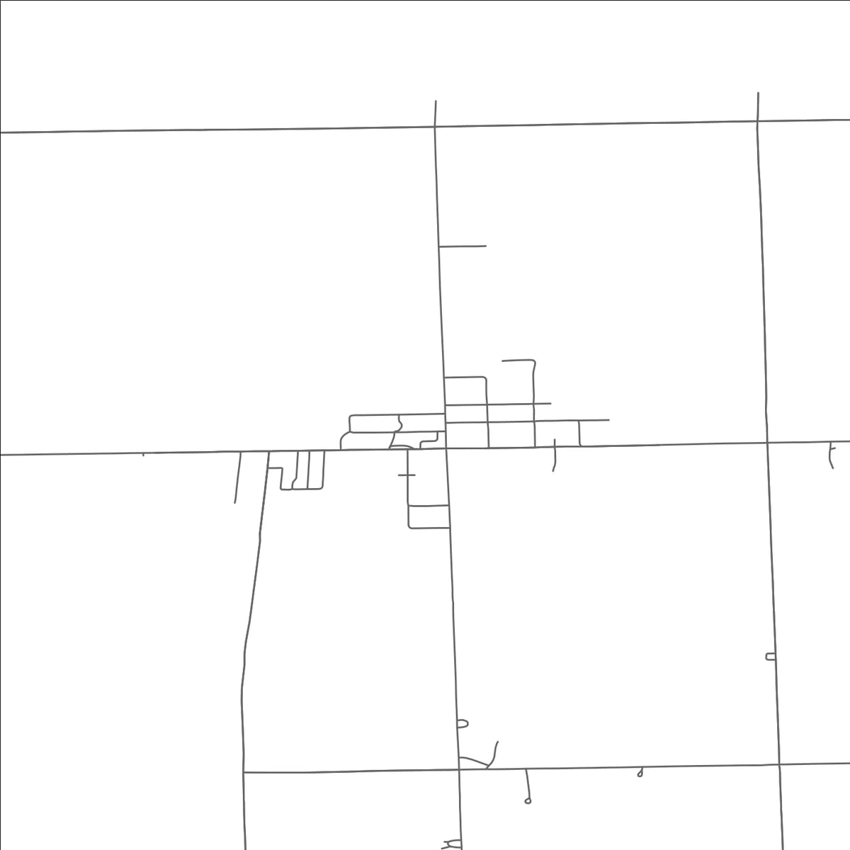 ROAD MAP OF LYONS, OHIO BY MAPBAKES