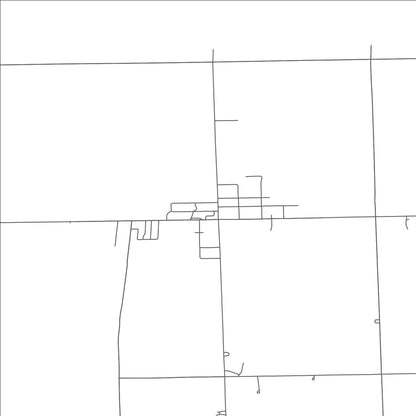 ROAD MAP OF LYONS, OHIO BY MAPBAKES
