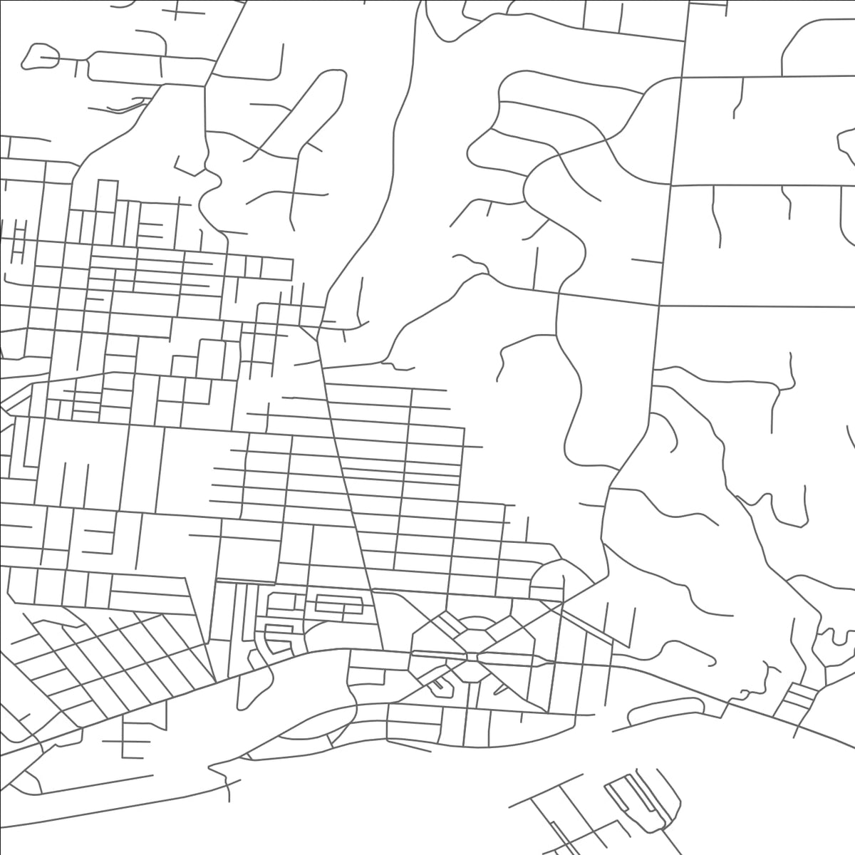 ROAD MAP OF MADISON PLACE, OHIO BY MAPBAKES