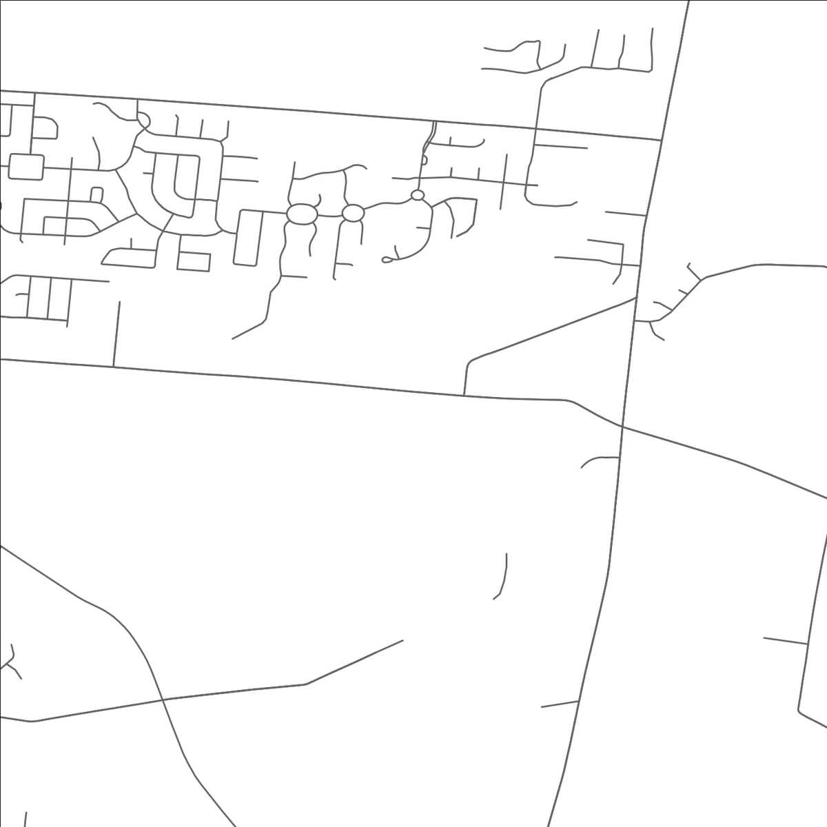ROAD MAP OF MAINEVILLE, OHIO BY MAPBAKES