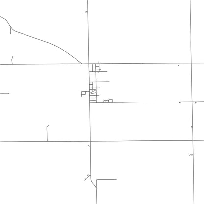 ROAD MAP OF MALINTA, OHIO BY MAPBAKES