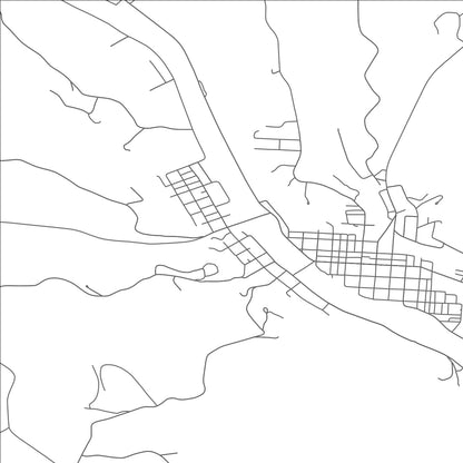 ROAD MAP OF MALTA, OHIO BY MAPBAKES