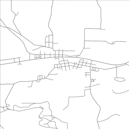 ROAD MAP OF MALVERN, OHIO BY MAPBAKES
