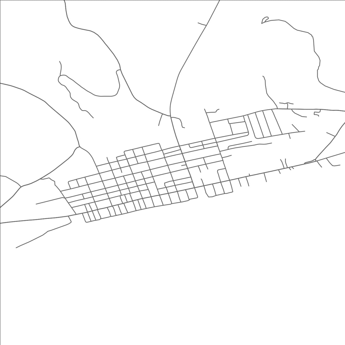 ROAD MAP OF MANCHESTER, OHIO BY MAPBAKES