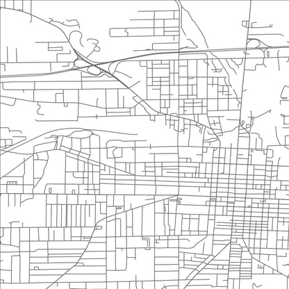 ROAD MAP OF MANSFIELD, OHIO BY MAPBAKES