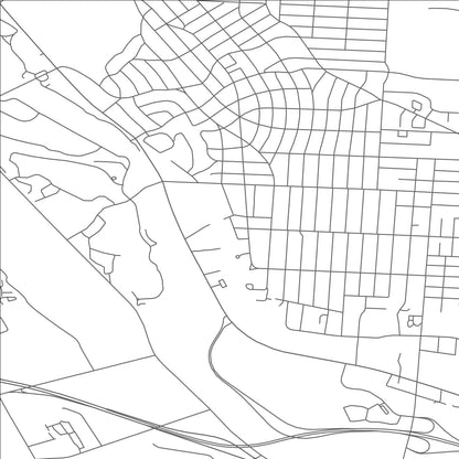 ROAD MAP OF MARBLE CLIFF, OHIO BY MAPBAKES