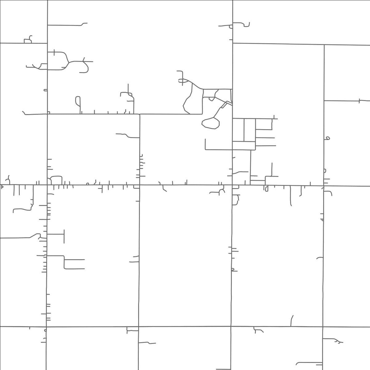 ROAD MAP OF MARIA STEIN, OHIO BY MAPBAKES