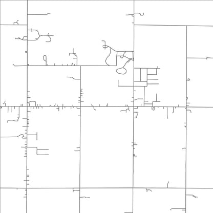 ROAD MAP OF MARIA STEIN, OHIO BY MAPBAKES