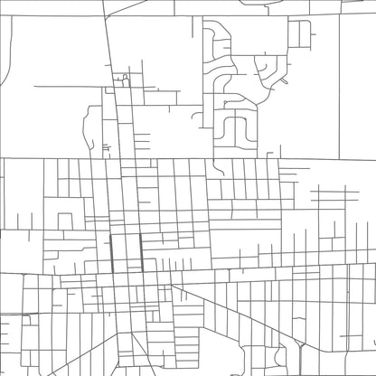 ROAD MAP OF MARION, OHIO BY MAPBAKES