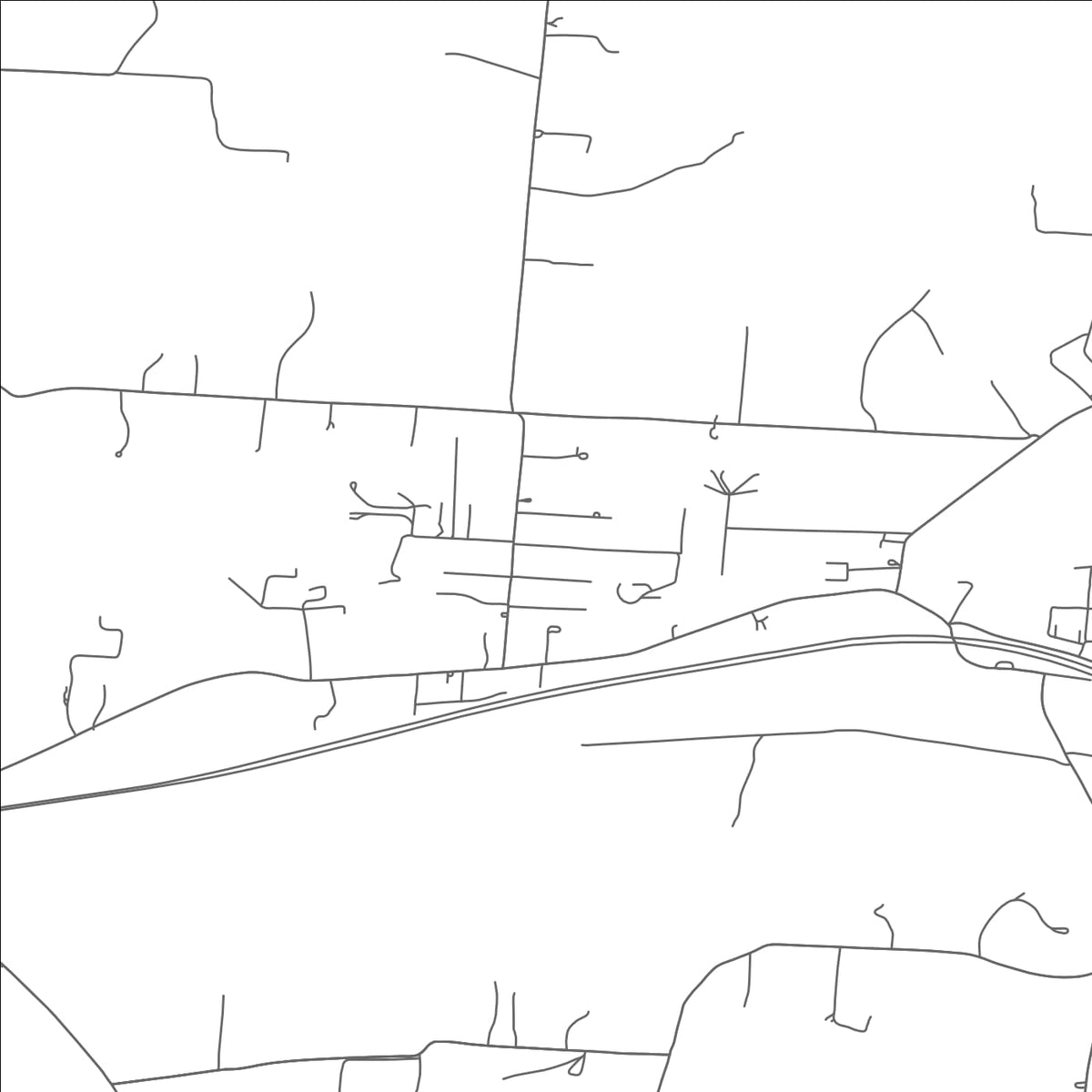 ROAD MAP OF MARNE, OHIO BY MAPBAKES