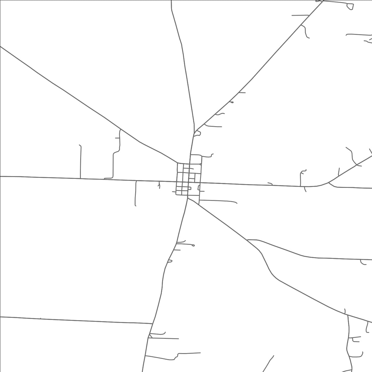 ROAD MAP OF MARTINSBURG, OHIO BY MAPBAKES