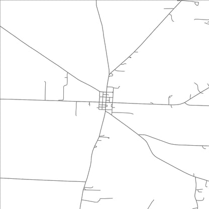 ROAD MAP OF MARTINSBURG, OHIO BY MAPBAKES