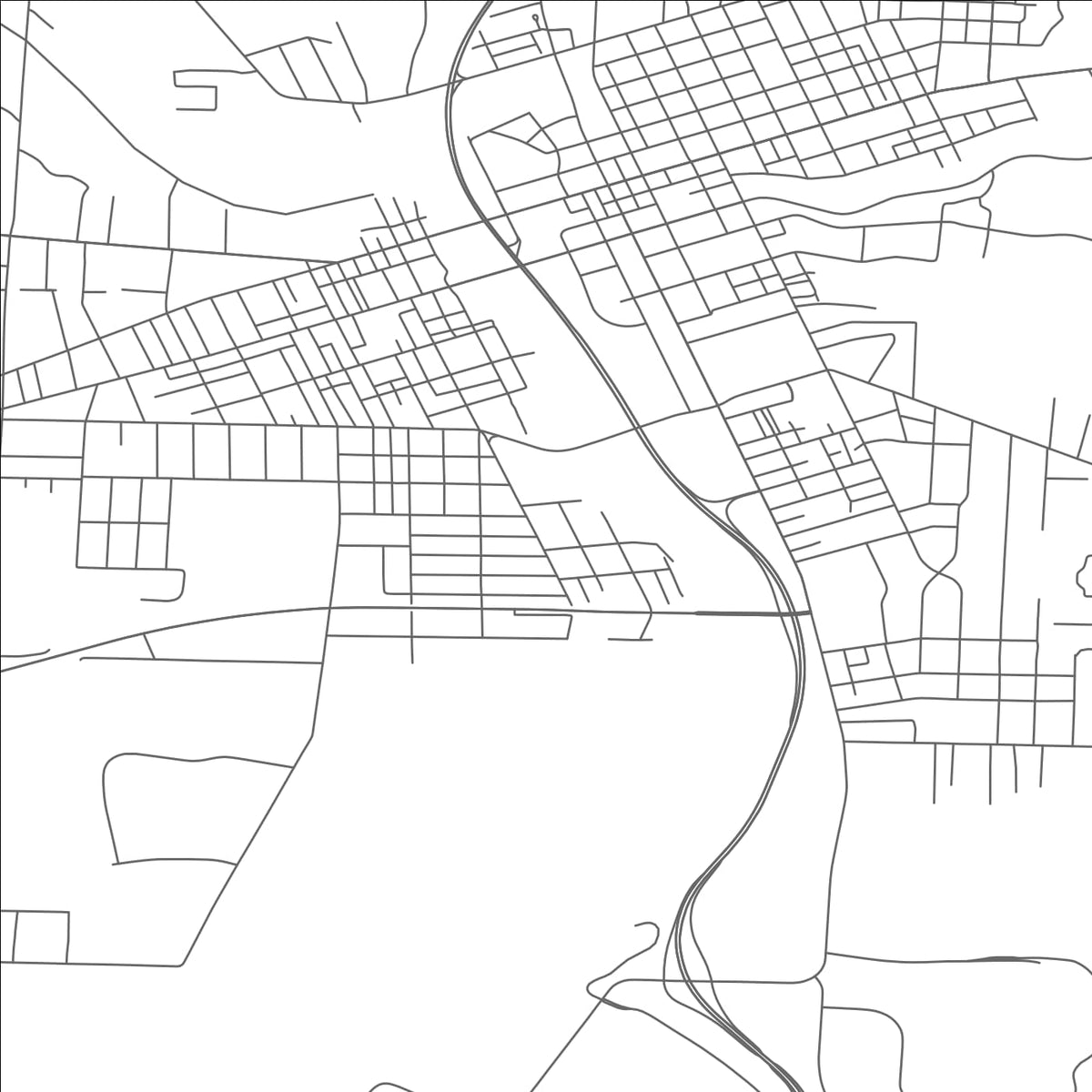 ROAD MAP OF MASSILLON, OHIO BY MAPBAKES