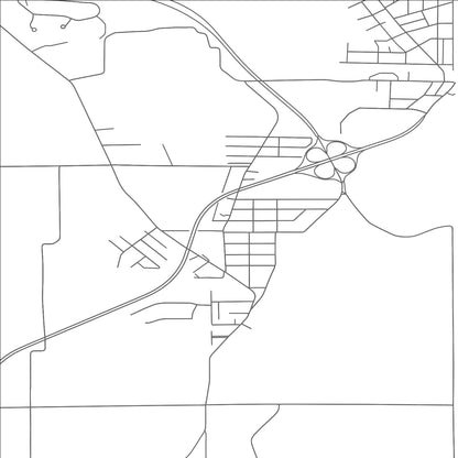 ROAD MAP OF MASURY, OHIO BY MAPBAKES