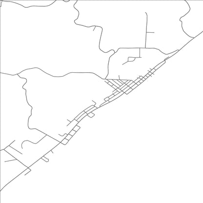 ROAD MAP OF MATAMORAS, OHIO BY MAPBAKES