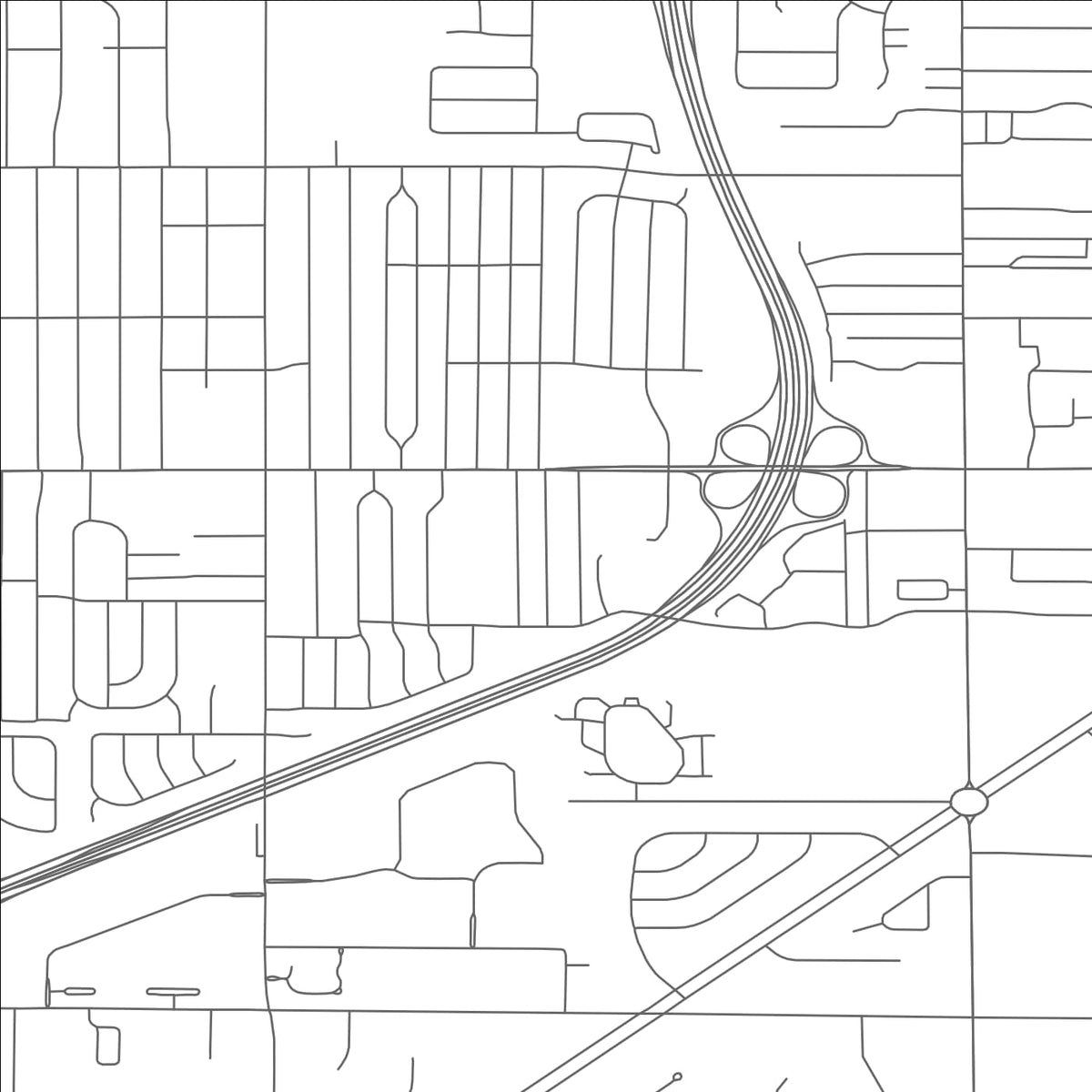 ROAD MAP OF MAYFIELD HEIGHTS, OHIO BY MAPBAKES