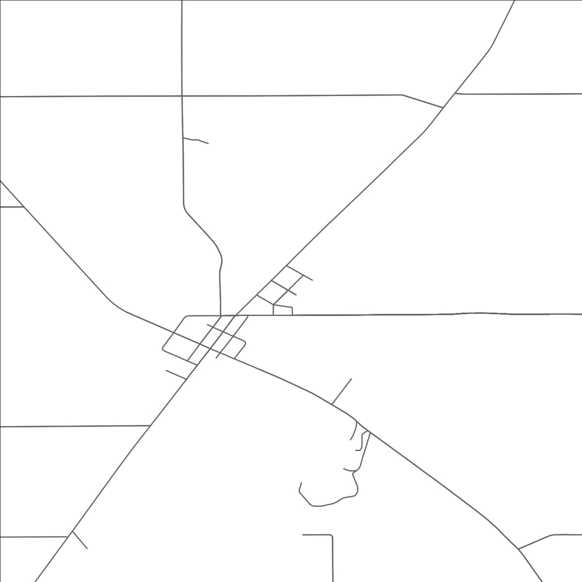 ROAD MAP OF MCCUTCHENVILLE, OHIO BY MAPBAKES