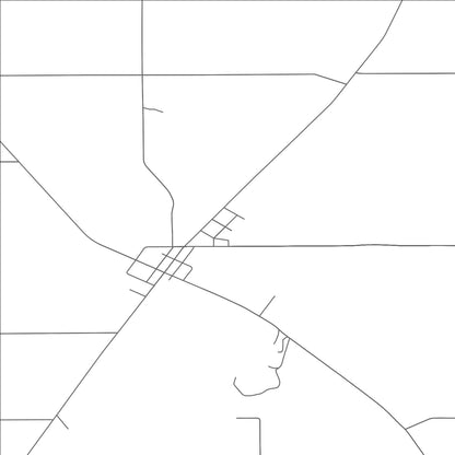 ROAD MAP OF MCCUTCHENVILLE, OHIO BY MAPBAKES