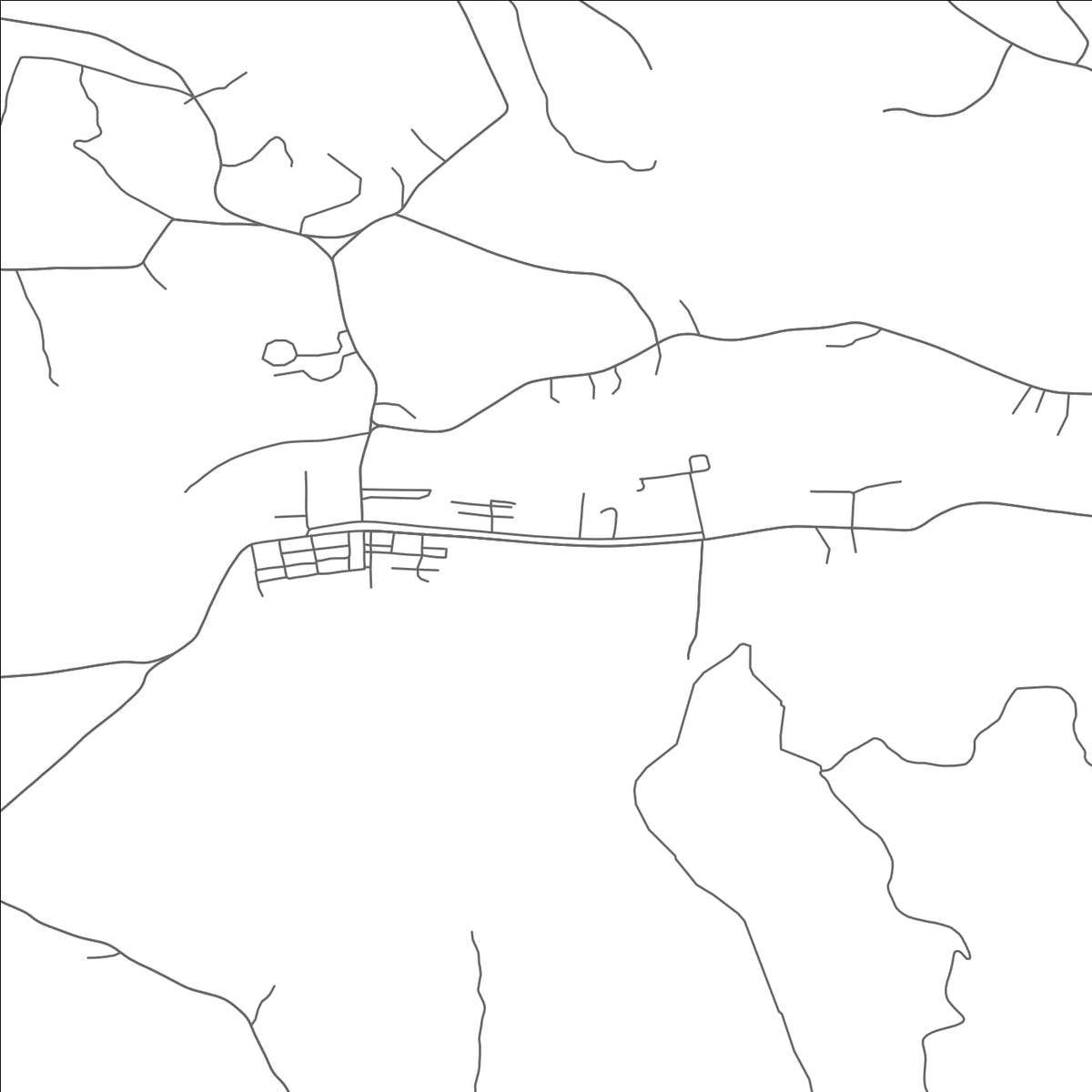 ROAD MAP OF MCDERMOTT, OHIO BY MAPBAKES