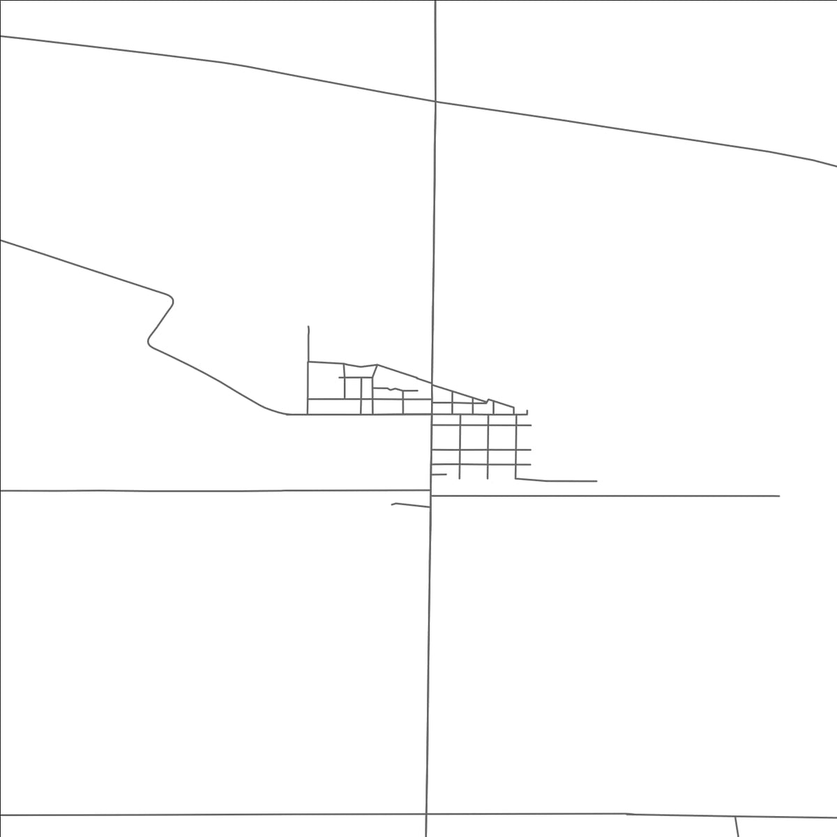ROAD MAP OF MCGUFFEY, OHIO BY MAPBAKES