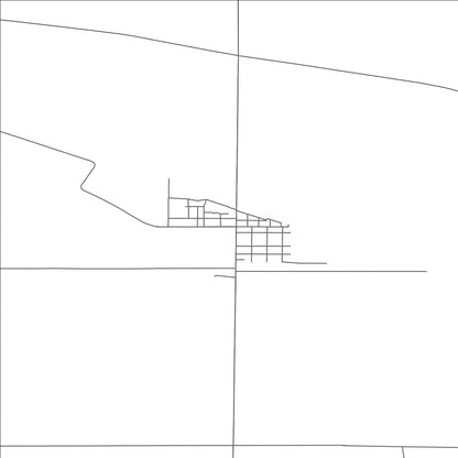 ROAD MAP OF MCGUFFEY, OHIO BY MAPBAKES