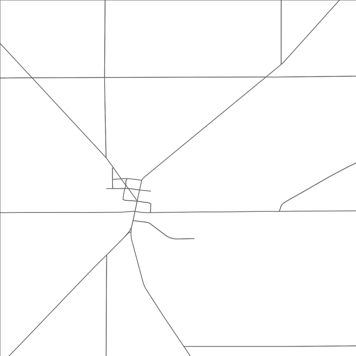 ROAD MAP OF MELMORE, OHIO BY MAPBAKES