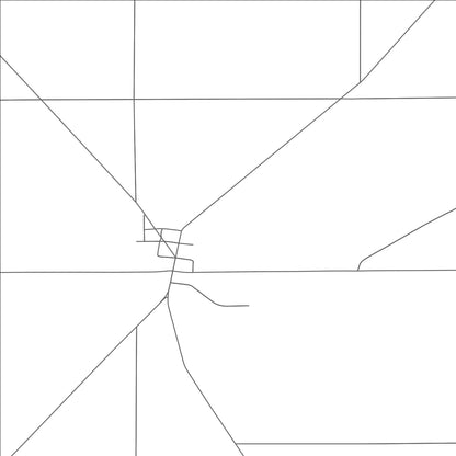 ROAD MAP OF MELMORE, OHIO BY MAPBAKES