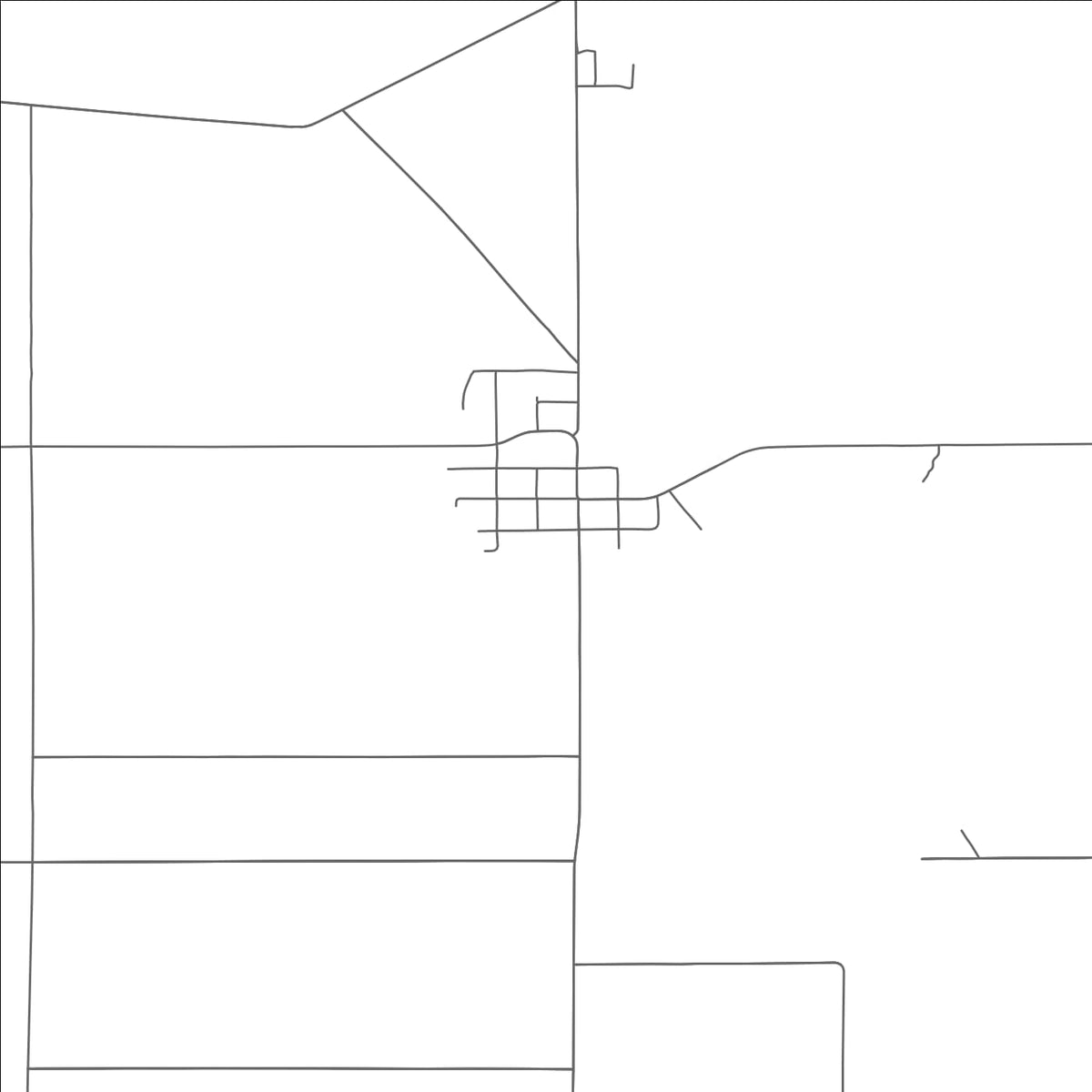 ROAD MAP OF MELROSE, OHIO BY MAPBAKES