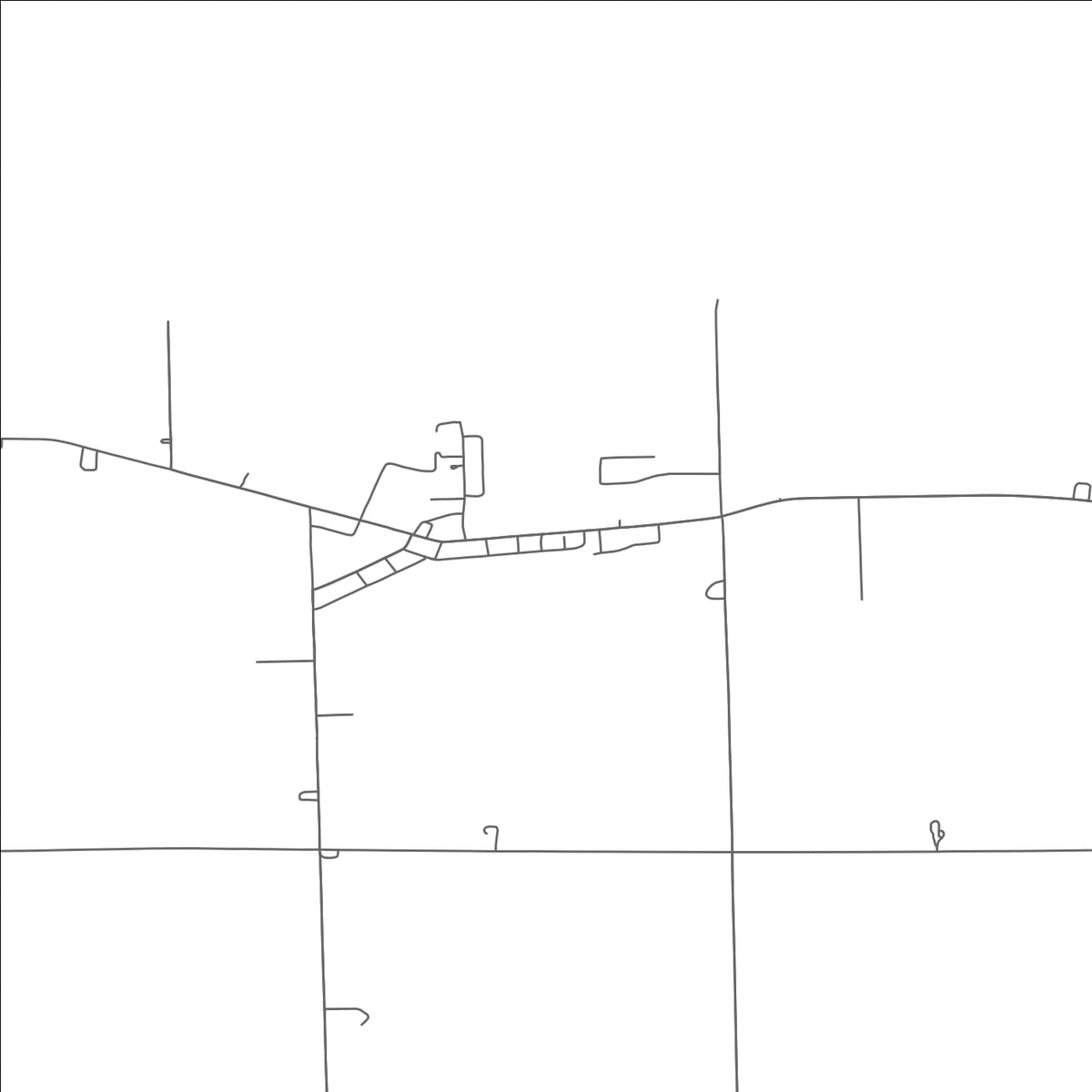ROAD MAP OF METAMORA, OHIO BY MAPBAKES