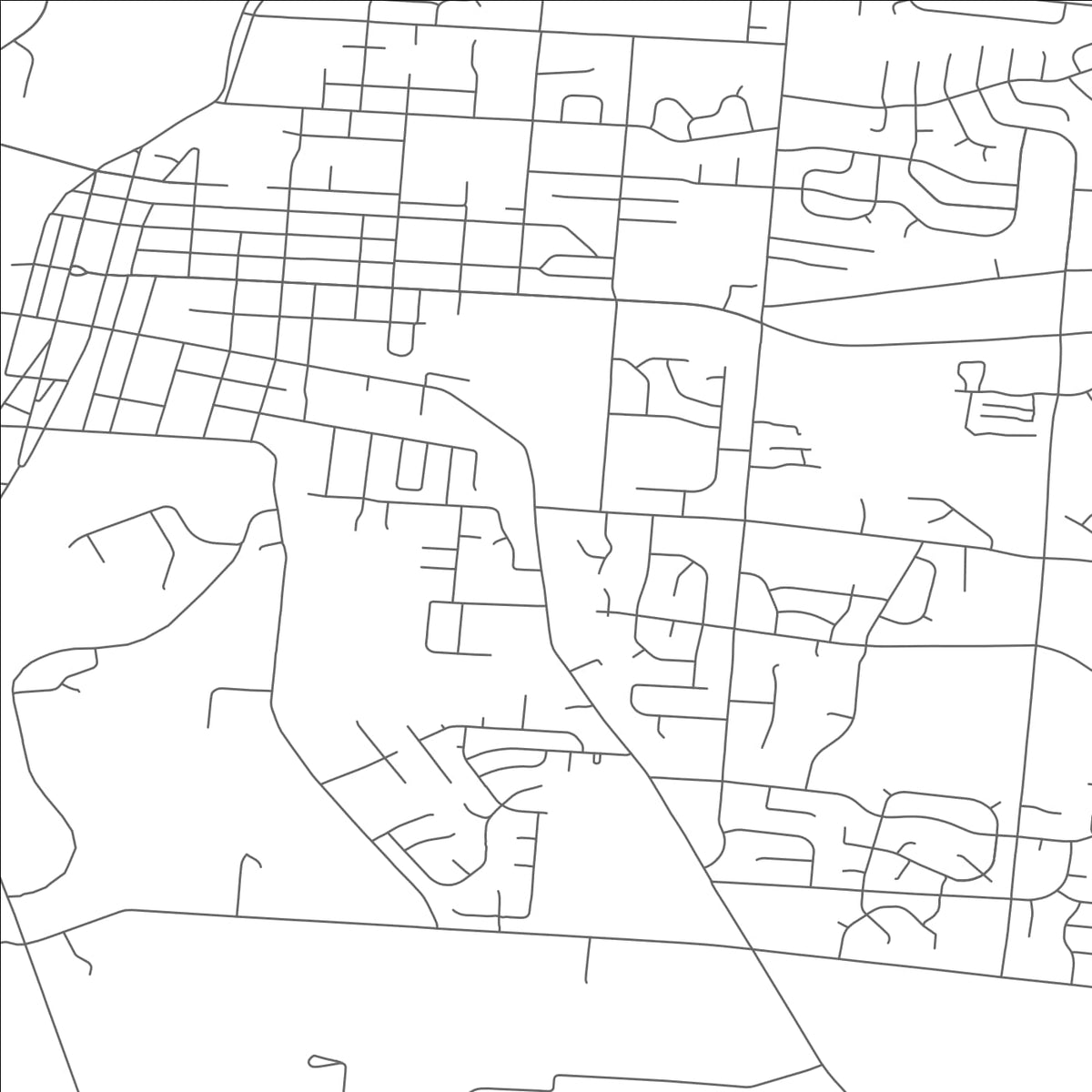 ROAD MAP OF MIAMISBURG, OHIO BY MAPBAKES
